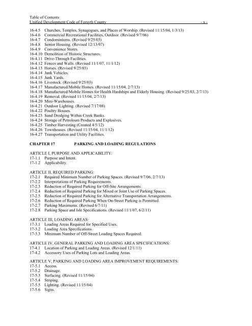 Complete UDC - Forsyth County Government