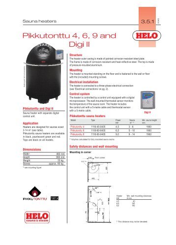 Digi II product sheet - Helo Ltd