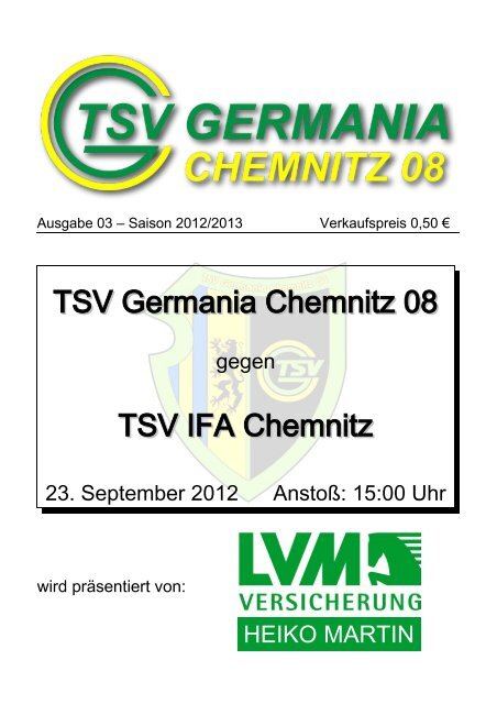 TSV Germania Chemnitz 08 TSV IFA  Chemnitz - Citec.cc