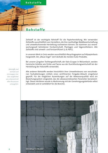 Umweltinformation - Koehler Paper Group