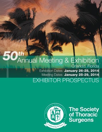 2014 Exhibitor Prospectus - The Society of Thoracic Surgeons