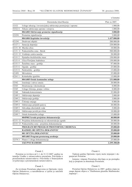 Broj 20/2006. - Glasila doo