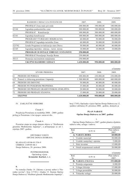 Broj 20/2006. - Glasila doo