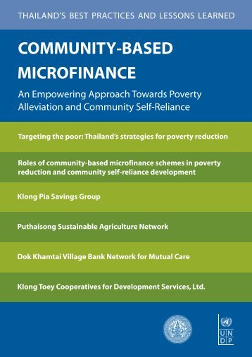 community-based microfinance - United Nations Development ...