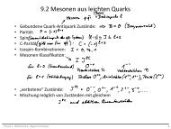 Quarks und Hadronen