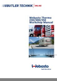 Webasto Thermo 230/300/350 Workshop Manual