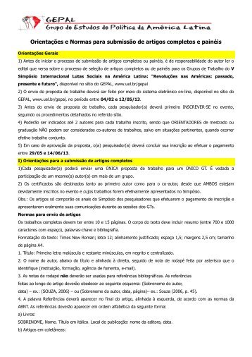 artigo entre 10 e 15 pÃ¡ginas [folha A4]