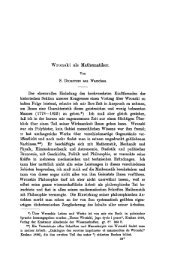 Wronski als Mathematiker.