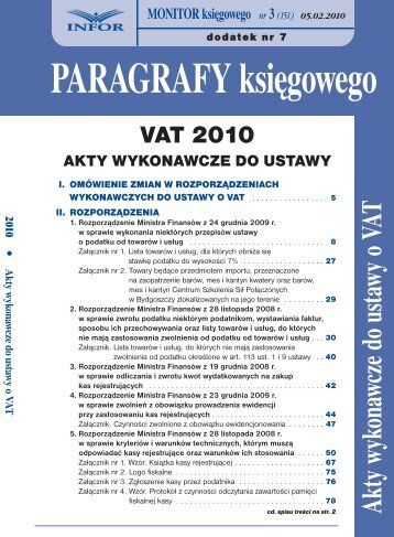 PARAGRAFY ksiÄgowego - Infor