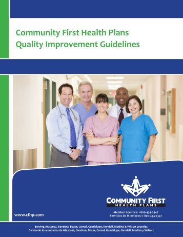 Full Clinical Guidelines - Community First Health Plans.