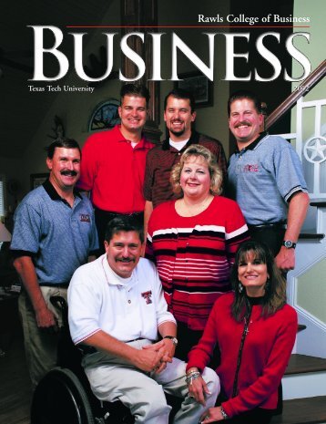 Rawls College of Business Magazine - 2002 - Texas Tech University