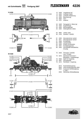 mit Schnittstelle Fertigung 2007 - Fleischmann-HO