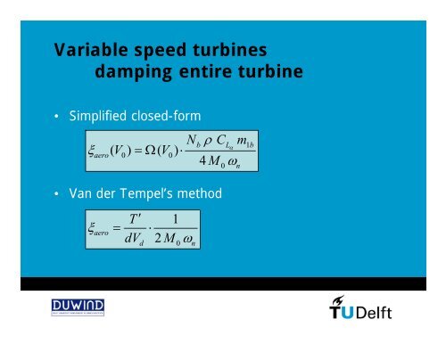 Aerodynamic Damping