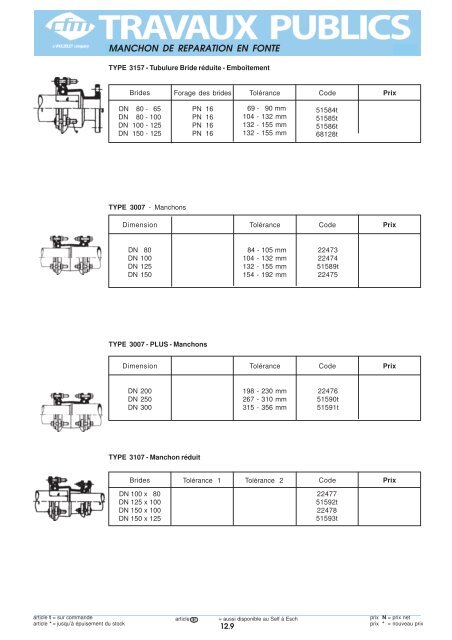 Catalogue Travaux publics - Cfm