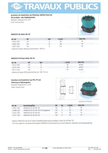 Catalogue Travaux publics - Cfm