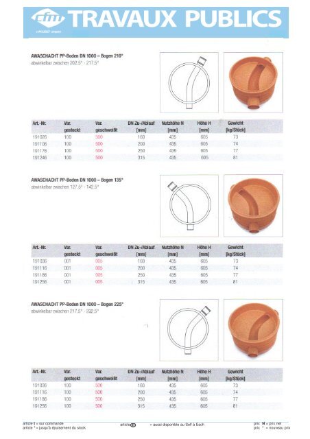 Catalogue Travaux publics - Cfm