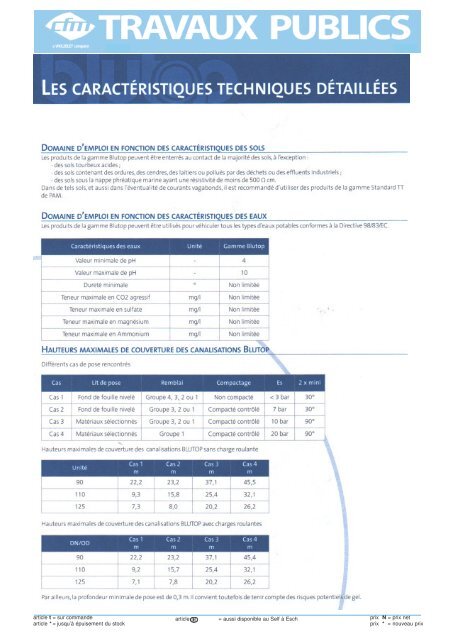 Catalogue Travaux publics - Cfm