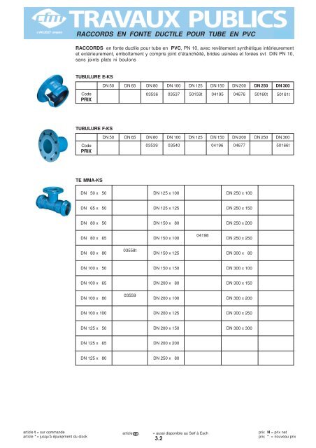 Catalogue Travaux publics - Cfm