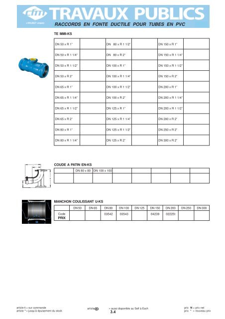 Catalogue Travaux publics - Cfm