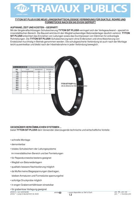 Catalogue Travaux publics - Cfm