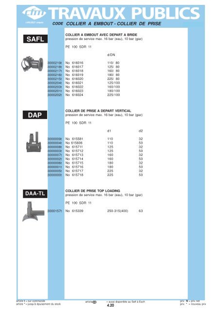 Catalogue Travaux publics - Cfm