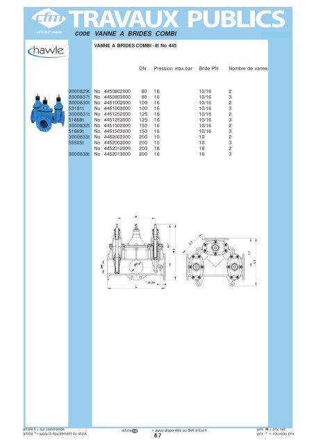 Catalogue Travaux publics - Cfm