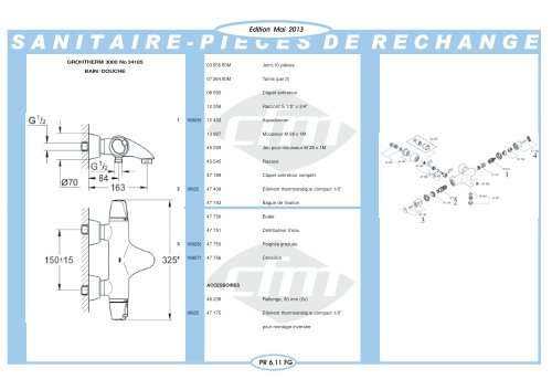 Catalogue Sanitaire - Cfm