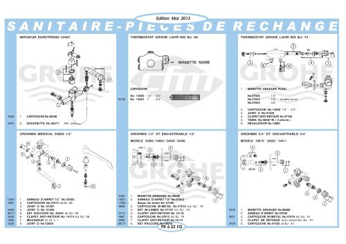 Catalogue Sanitaire - Cfm