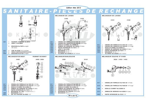 Catalogue Sanitaire - Cfm