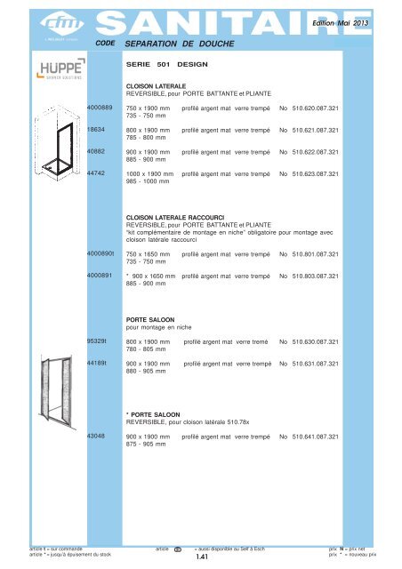 Catalogue Sanitaire - Cfm