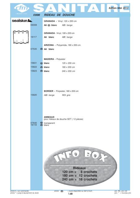 Catalogue Sanitaire - Cfm