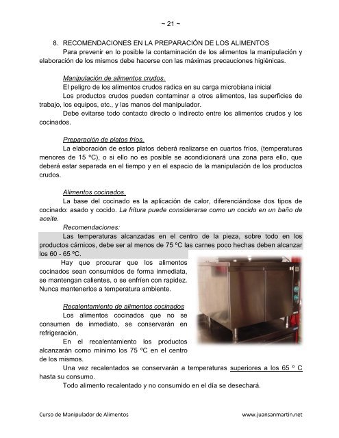 Manual de Manipulador de Alimentos