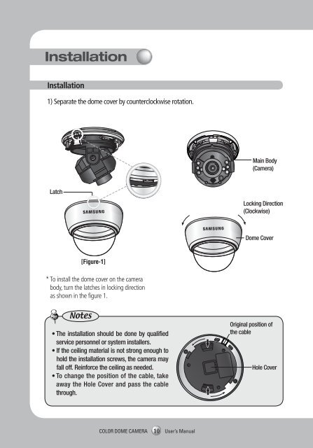 High Resolution D/N IR Dome Camera SIR ... - Balter Security