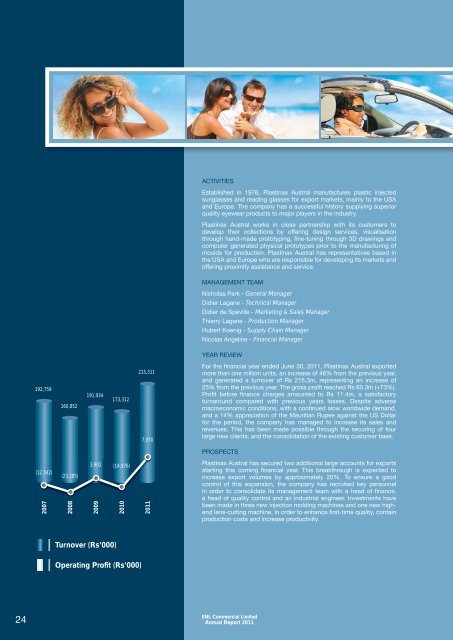 enl commercial limited annual report 2011 - Investing In Africa