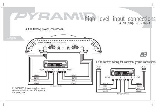 USER'S MANUAL - Pyramid Car Audio