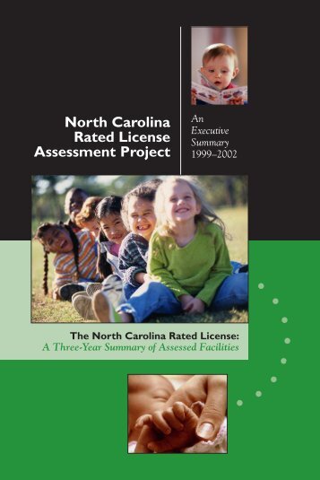 North Carolina Rated License Assessment Project - The University ...