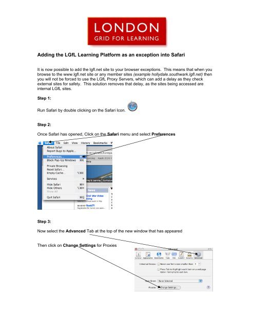 Lgfl Python Adding the LGfL Learning Platform bypass Safari.pdf