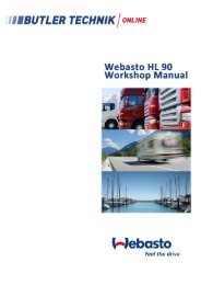 Webasto HL90 Workshop Manual
