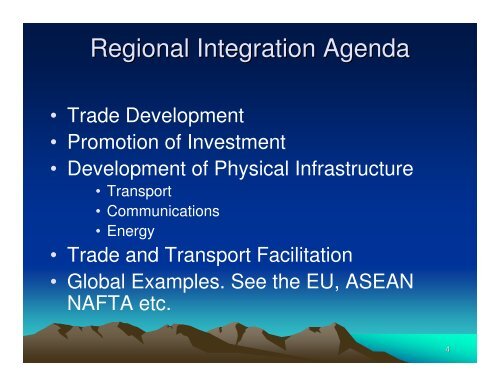 Role of Ports in Regional Integration - PMAESA