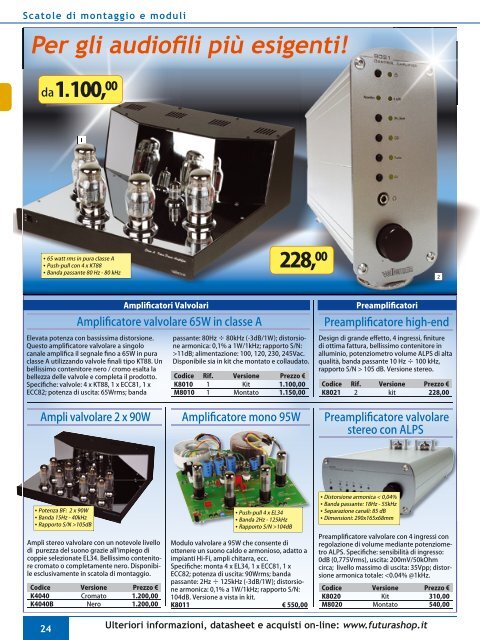 Catalogo - Futura Elettronica