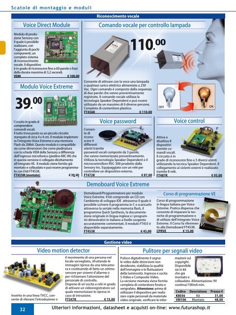 Catalogo - Futura Elettronica