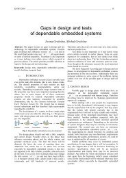 Gaps in design and tests of dependable embedded systems