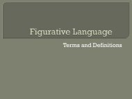 Figurative Language