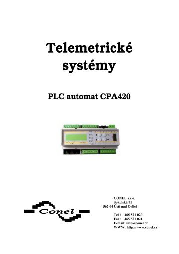 PLC automat CPA420 - Ok1mjo.com