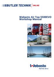 Webasto Air Top 5500 Evo Workshop Manual