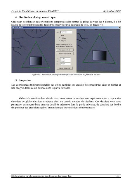 Rapport de stage - Pages perso - LCPC