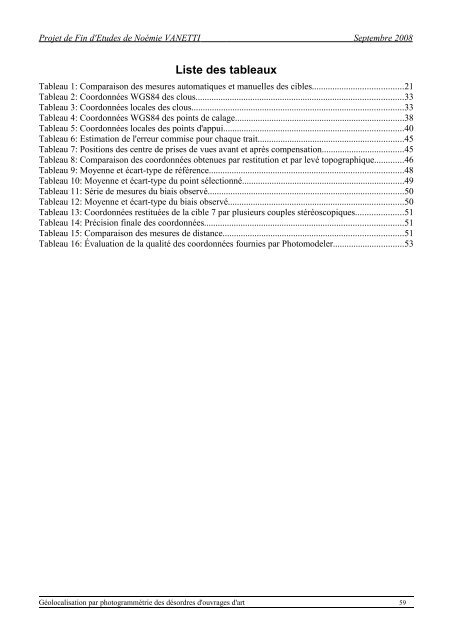 Rapport de stage - Pages perso - LCPC