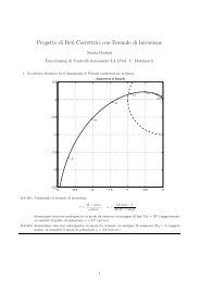 Progetto di Reti Correttrici con Formule di Inversione - LAR-DEIS