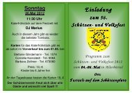 Einladung zum SchÃ¼tzenfest 2012 - SV AllerbÃ¼ttel