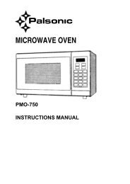 MICROWAVE OVEN - Palsonic